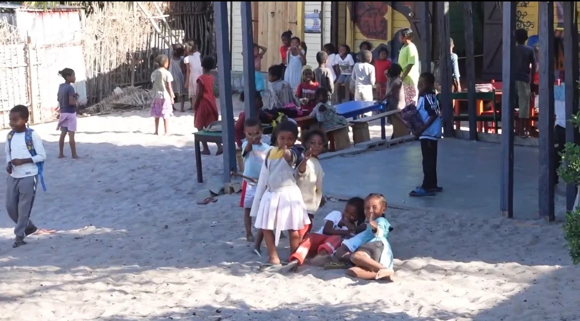 Children playing at Centre Toky