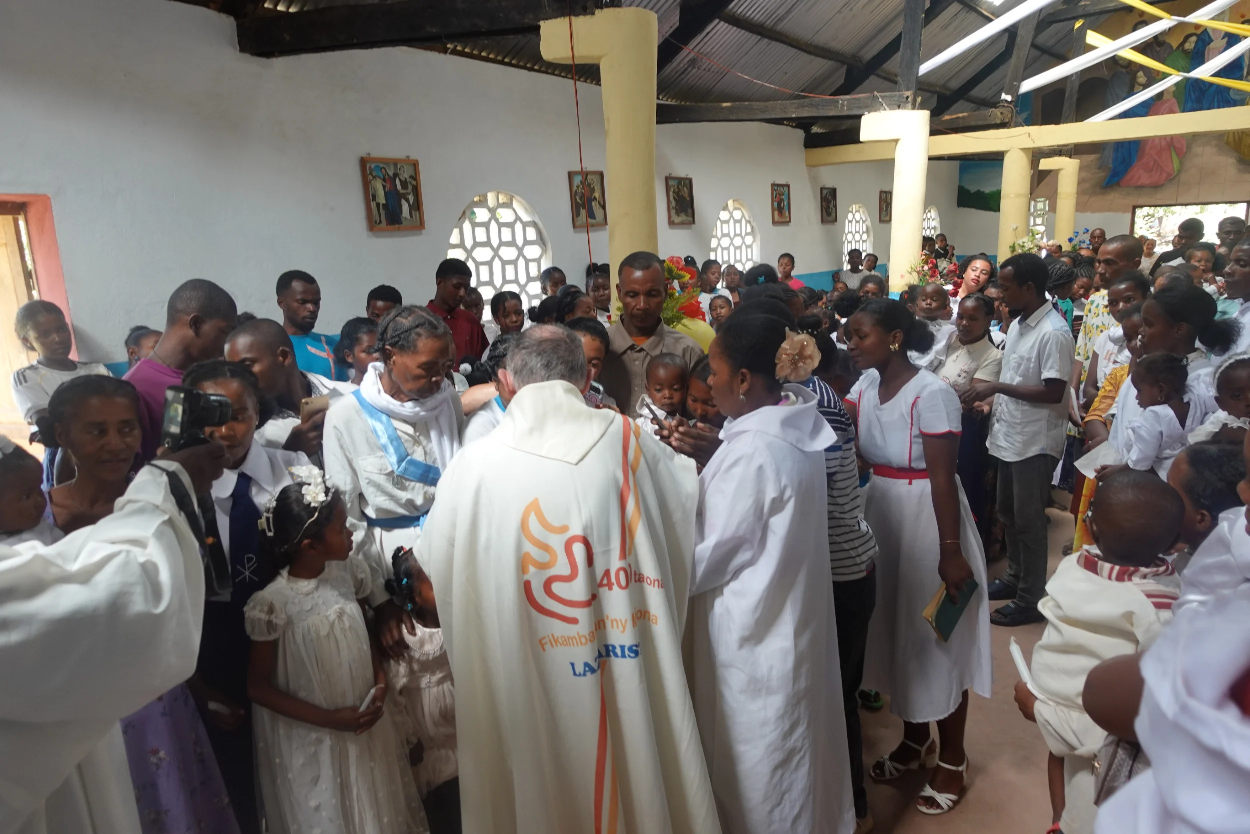 during the mess in the bush church