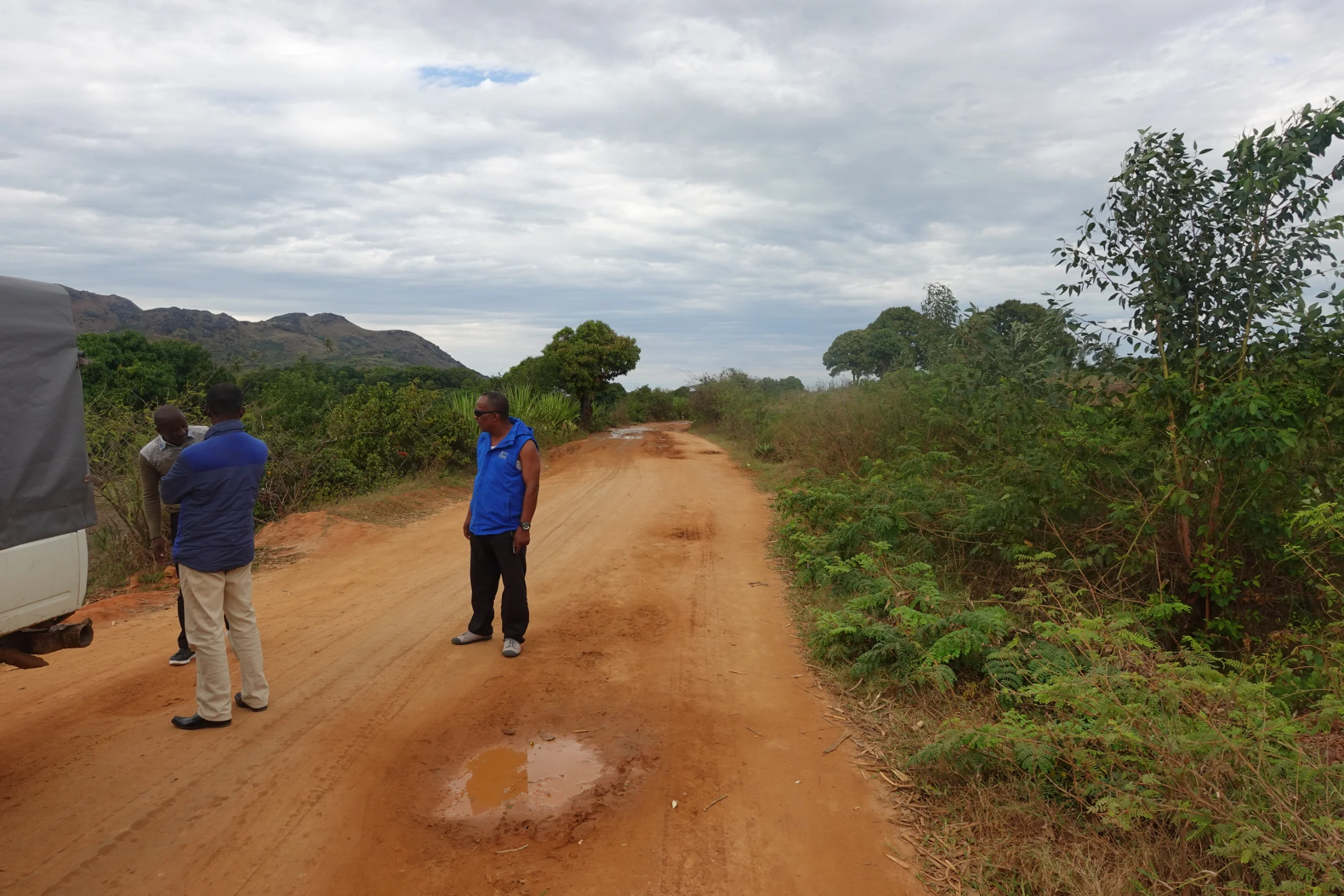 Road to the bushvillage