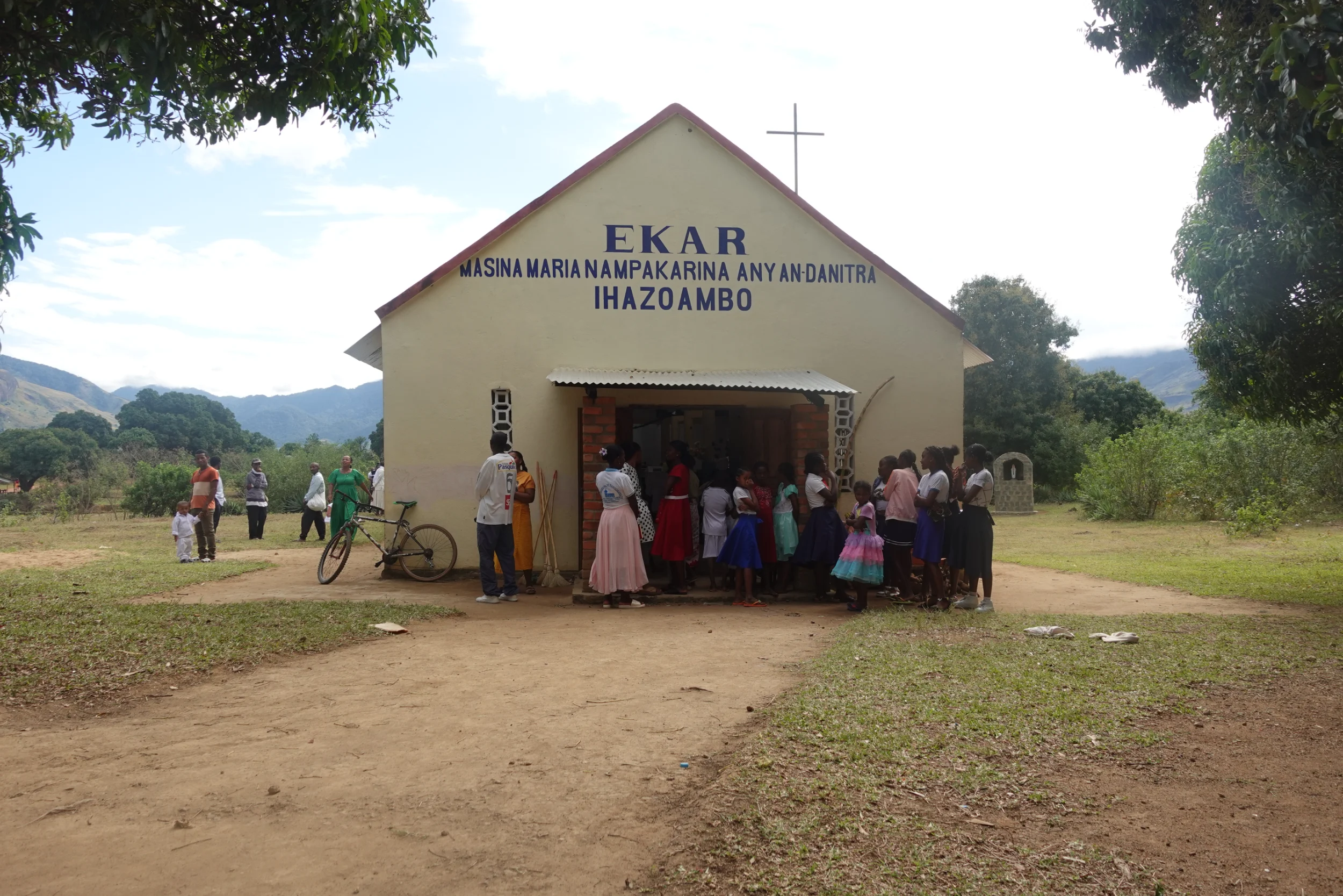 the church in the bush village