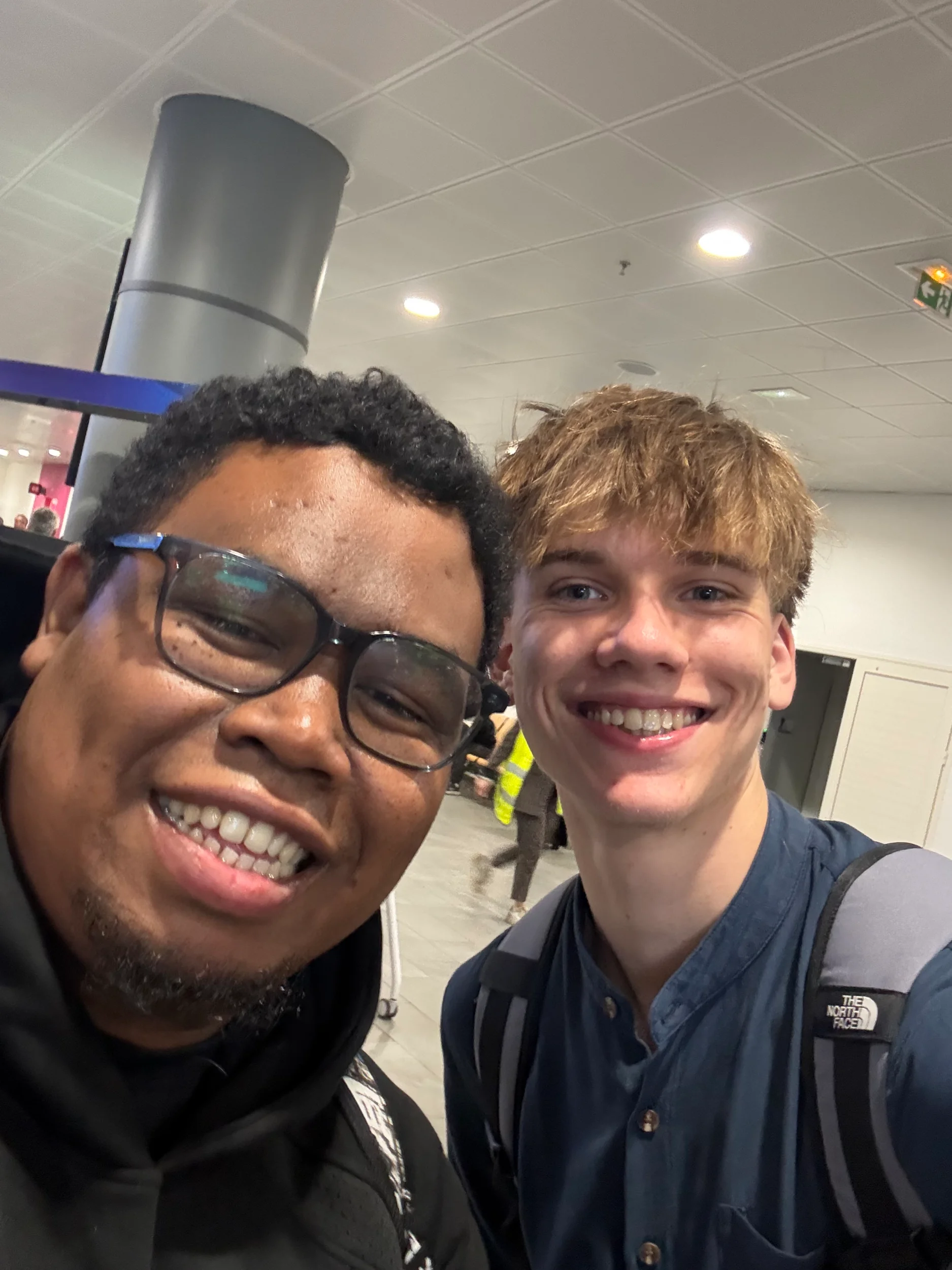 Selfie at the airport